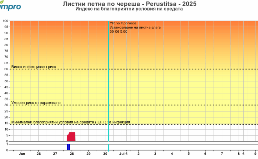 Агро – метеорологична обстановка 2025.06.30