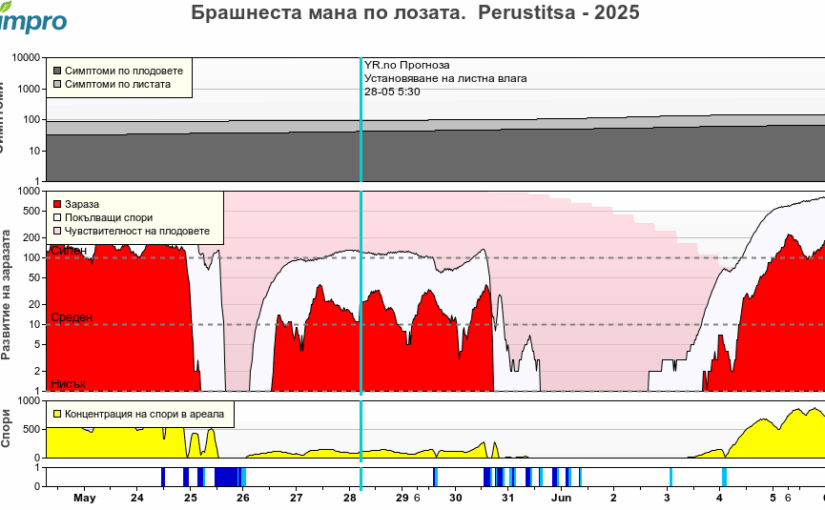 Агро – метеорологична обстановка 2025.05.28